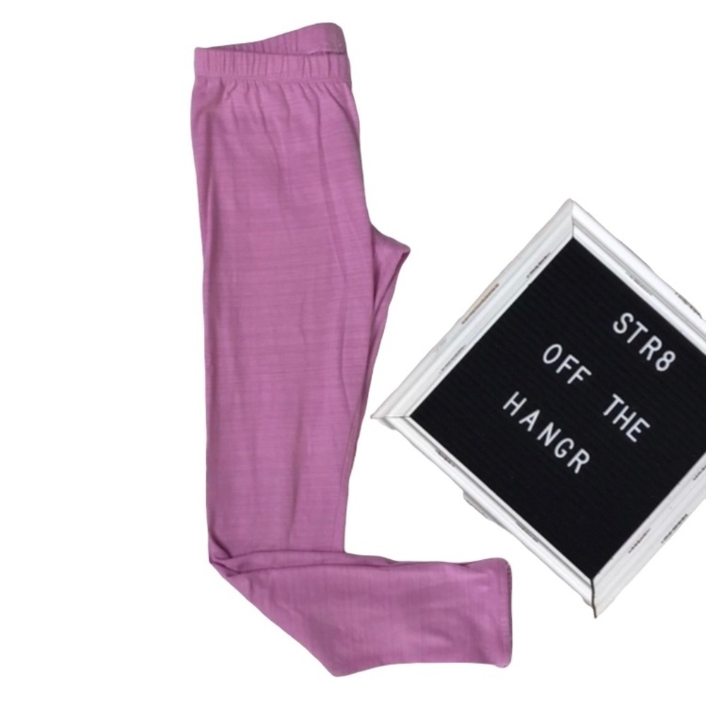 SO pink leggings with bow and cutout size 7/8 girls
